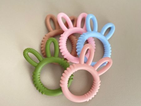 Silicone Bunny Teething Ring Online now