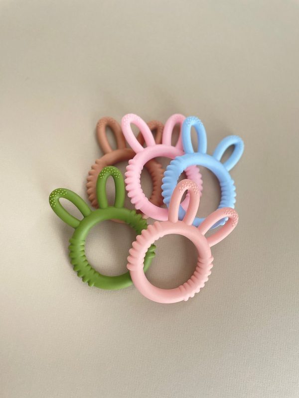 Silicone Bunny Teething Ring Online now