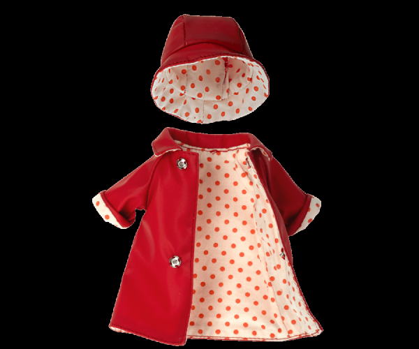 Rain coat w. hat - Teddy mum For Sale