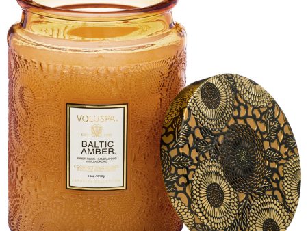 BALTIC AMBER LARGE JAR CANDLE on Sale