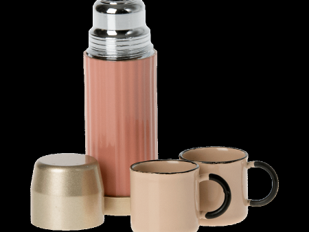 Thermos and cups - Soft coral Supply