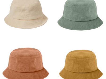 terry bucket hat | gold, natural, terracotta, aqua Supply