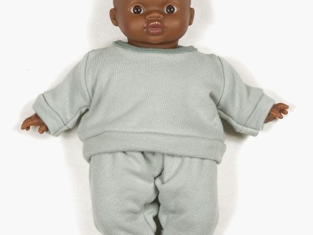 Sweatsuit in  Sage  for Minikane Soft-bodied Babies Online Hot Sale