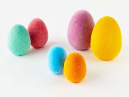 Flocked Eggs Assorted Discount