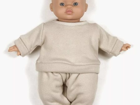 Sweatsuit in  Linen  for Minikane Soft-bodied Babies Online Hot Sale