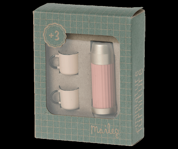 Thermos and cups - Soft coral Supply