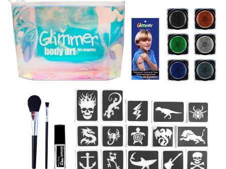 Glimmer TO GO FUN AND FIERCE Glitter Tattoos Kit on Sale