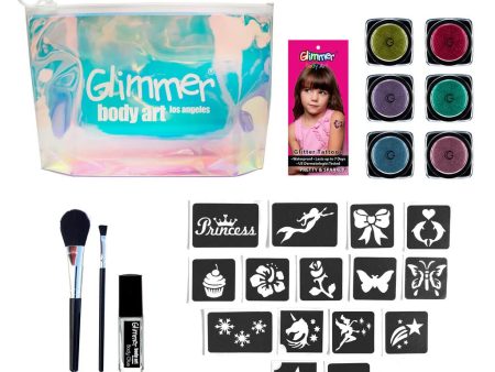 Glimmer  TO GO PRETTY AND SPARKLY Glitter Tattoos Kit Sale