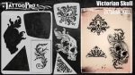 Wiser s Victorian Skull  Tattoo Pro Stencil Series 190 Online Hot Sale