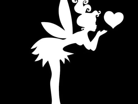 Glitter Tattoo Stencil Kissing Fairy - 5 Pack Online now