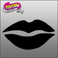 Glitter Tattoo Stencil Lips - 5 Pack (Sexy Lips) Cheap