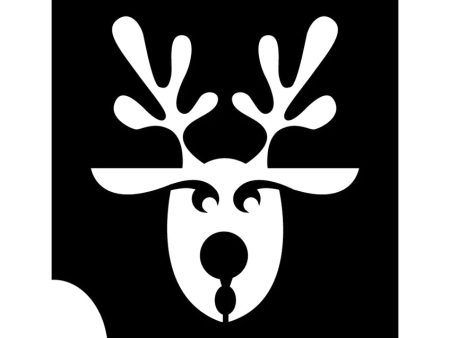 Glitter Tattoo Stencil Reindeer 813- Set of 5 Online Hot Sale