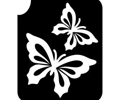 Glitter Tattoo Stencil Monarch Butterflies - 5 pack Discount