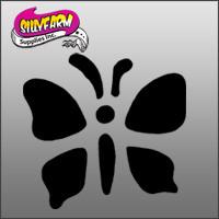 Glitter Tattoo Stencil Butterfly 10 (tiny butterfly)- 5 Pack Online Hot Sale