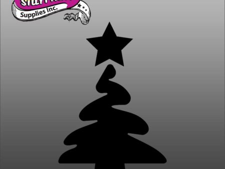 Glitter Tattoo Stencil Christmas Tree - 5 Pack Online now