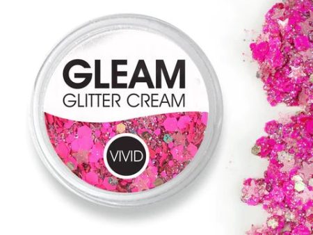 Watermelon Gleam Chunky Glitter Cream 10g Jar by Vivid Glitter Sale