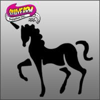 Glitter Tattoo Stencil Unicorn - 5 Pack Online now