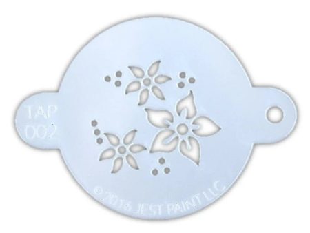 TAP 002 Flowers Stencil Hot on Sale