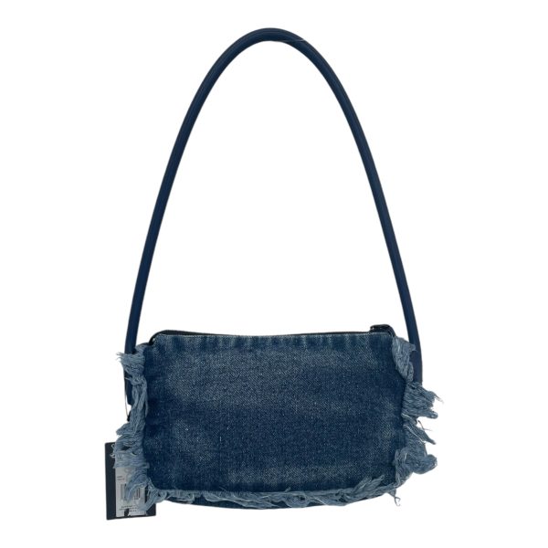 Heaven By Marc Jacobs Hand Bag OS Denim BLU DISTRESSED DENIM PATCH HANDBAG Supply