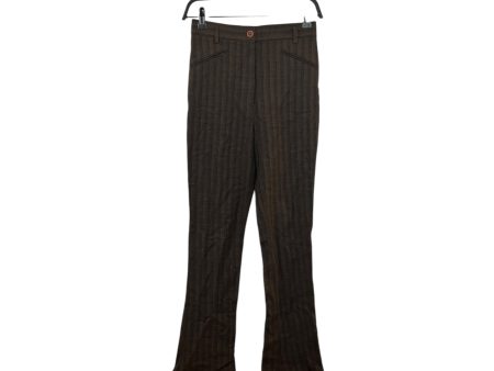 Acne Studios Bottoms 34 Wool BRW STRIPED TROUSER Supply