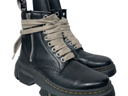 Rick Owens Boots US 12 Leather BLK DOC MARTEN COLLAB Supply