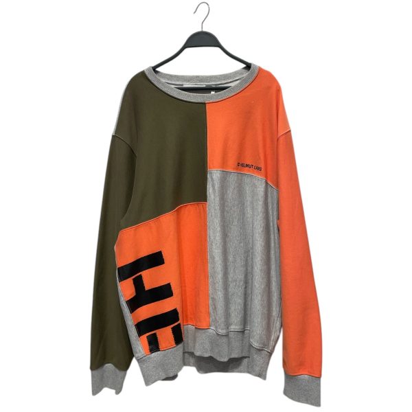 Helmut Lang Sweater L Cotton ORN COLORBLOCK For Cheap