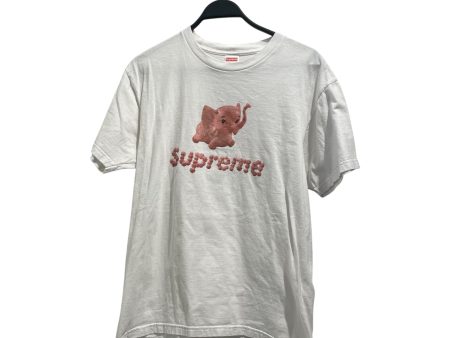 Supreme T-Shirt L Cotton WHT Graphic  Online Hot Sale