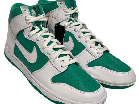 NIKE Hi-Sneakers US 11 Green Leather DUNK HIGH RETRO BTTYS DV0829-300 For Discount