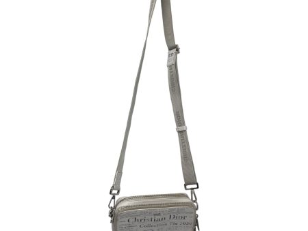 Christian Dior Cross Body Bag All Over Print Leather GRY DANIEL ASHRAM CROSS BODY Hot on Sale