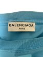 BALENCIAGA LS T-Shirt XS Cotton BLU SPANDEX Supply