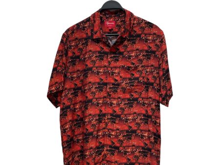 Supreme SS Shirt M Cotton RED All Over Print  Hot on Sale