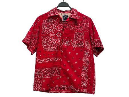 visvim SS Shirt 2 Cotton RED All Over Print Wallis Bandana Print Online