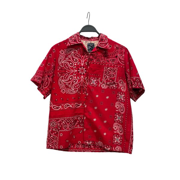 visvim SS Shirt 2 Cotton RED All Over Print Wallis Bandana Print Online