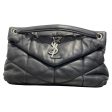 SAINT LAURENT Cross Body Bag OS Leather BLK Quilted LouLou Puffer on Sale