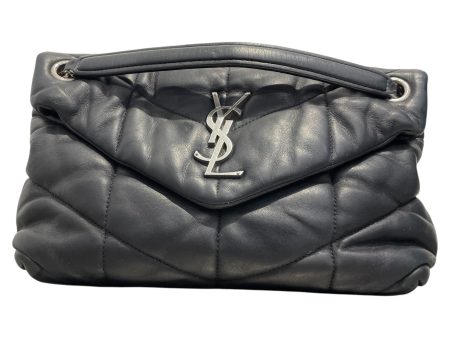 SAINT LAURENT Cross Body Bag OS Leather BLK Quilted LouLou Puffer on Sale