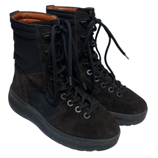 YEEZY Lace Up Boots US 7 Suede BRW YZY Season 3 Onyx For Sale