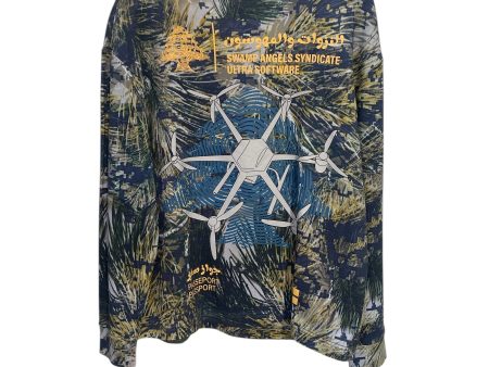 murder.fm Sweatshirt M All Over Print Cotton MLT tree print For Cheap