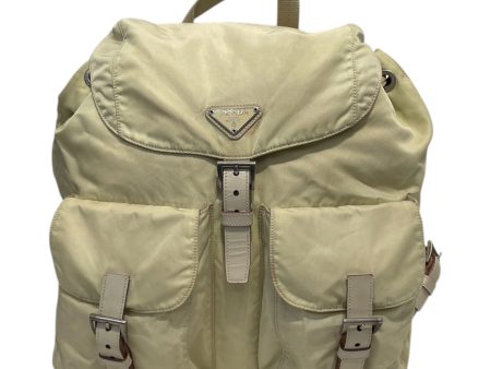 PRADA Backpack OS Nylon CRM TESSUTO CARGO BAG Cheap