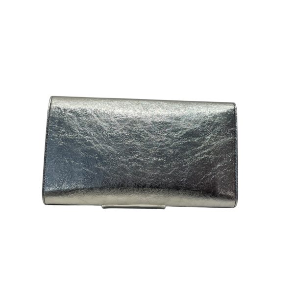 YVES SAINT LAURENT Clutch Bag Leather SLV dvl3611201131 Online