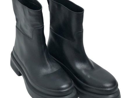 VALENTINO Boots EU 44 Leather BLK  Online