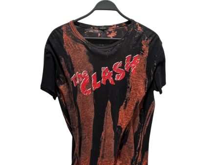 R13 T-Shirt XS Cotton BLK THE CLASH BAND TEE For Cheap