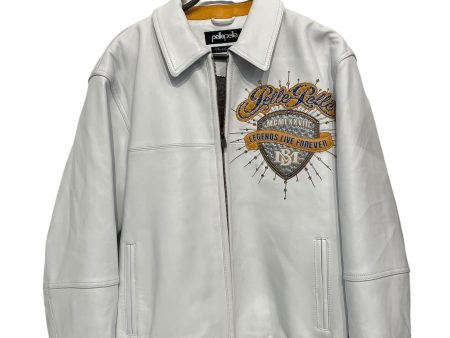 Pelle Pelle Leather Jkt XL Leather WHT LEGENDS LIVE FOREVER Online now