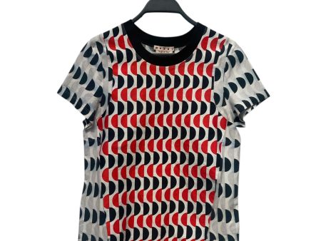 MARNI T-Shirt S Polka dot Cotton MLT commesa Abstract tee Fashion