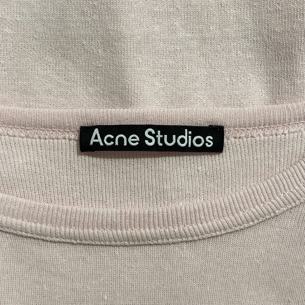 Acne Studios LS T-Shirt M Cotton PNK Graphic  Sale