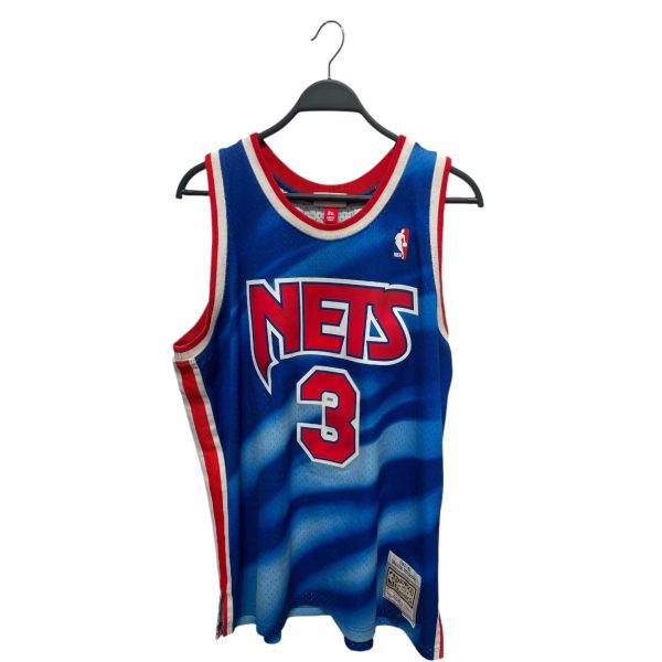 mitchell&ness Tank Top XL Cotton BLU Camouflage Petrovic Nets Jersey BL RD Hot on Sale