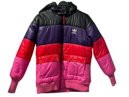 adidas Puffer Jkt LG Polyester MLT adidas blk pur red pnk puffer Sale