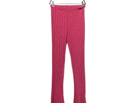 PALOMA WOOL Wide Leg Pants S Cotton PNK High-waisted  Online Hot Sale