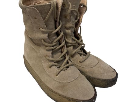 YEEZY Lace Up Boots US 9 Suede CML Season 4 Crepe Boot Online now