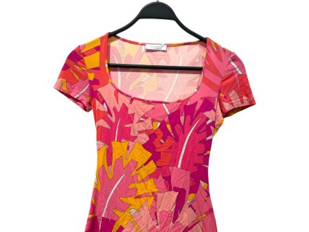 EMILIO PUCCI T-Shirt XS All Over Print PNK  For Sale