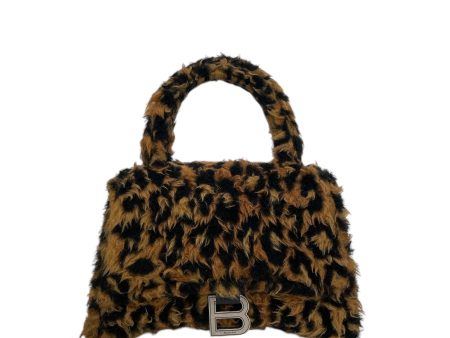 BALENCIAGA Hand Bag Animal Pattern Fur MLT  For Cheap